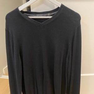 DKNY Men's Black Long Sleeve Sweater